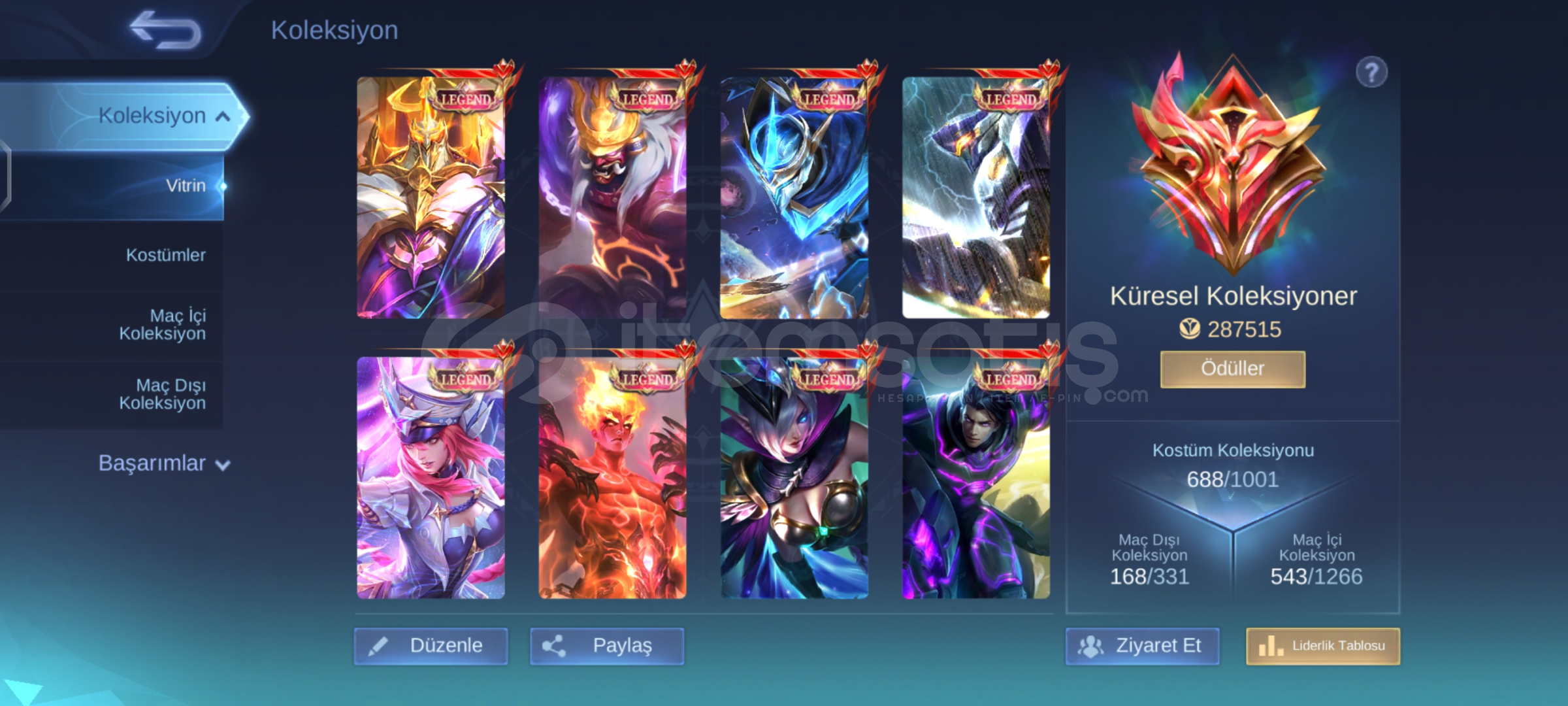 8 legendli küresel 8 legendli küresel