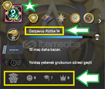 8 Madalya - 5,060 Saat -TÜRKİYE Açıklama Dikkat