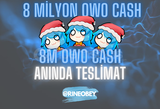 8 MİLYON OWO CASH EL İLE ANINDA TESLİMAT