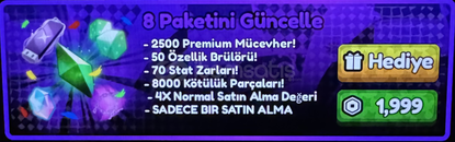 8 Paketini Güncelle 8 Paketini Güncelle