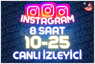 ⭐ 8 Saat 10-25 İnstagram Canlı İzleyici ⭐