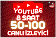 ⭐ 8 Saat 50-100 Youtube Canlı İzleyici ⭐