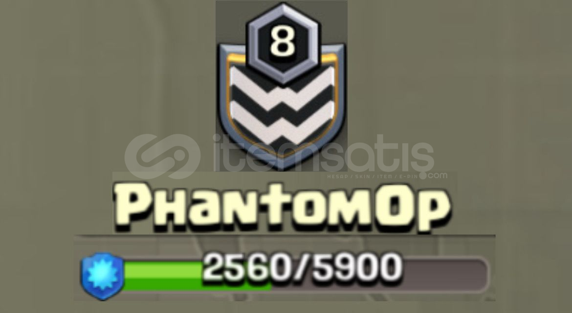 8 SEVİYE HARİKA İSİMLİ KLAN (PhantomOp) 8 SEVİYE HARİKA İSİMLİ KLAN (PhantomOp)