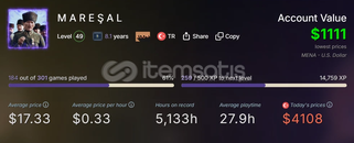 8 YILLIK STEAM HESABIM !!!!