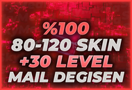 ⭐[80-120 SKİN] +30 LEVEL MAİL DEĞİŞEN HESAP⭐