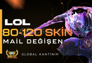 ⭐80-120 SKIN | 30 LEVEL | MAIL DEGISEN HESAP⭐