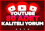 ⭐ 80 ADET KALİTELİ YORUM - YOUTUBE ⭐