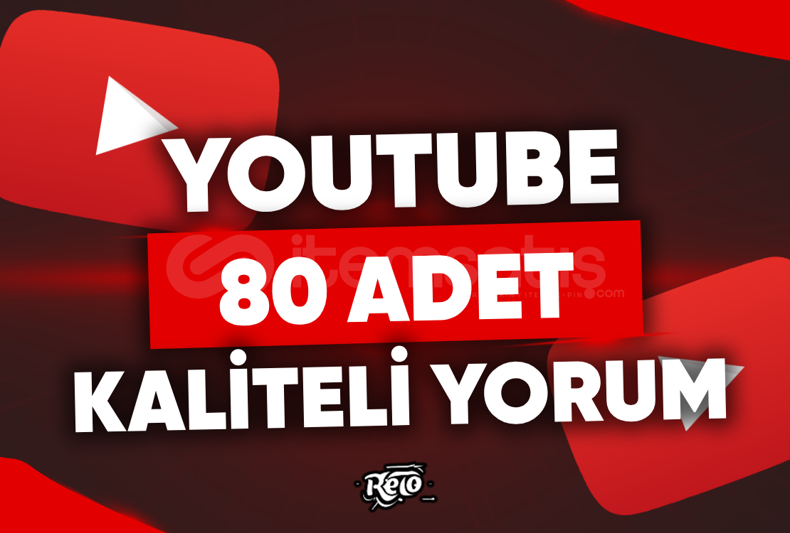 ⭐ 80 ADET KALİTELİ YORUM - YOUTUBE ⭐ ⭐ 80 ADET KALİTELİ YORUM - YOUTUBE ⭐