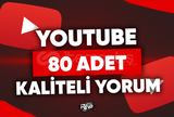 ⭐ 80 ADET KALİTELİ YORUM - YOUTUBE ⭐