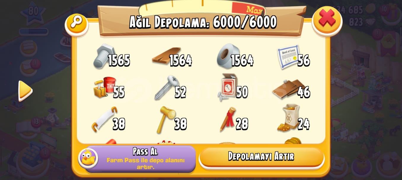 80 LEVEL 6000 DEPOLU OYUN 80 LEVEL 6000 DEPOLU OYUN