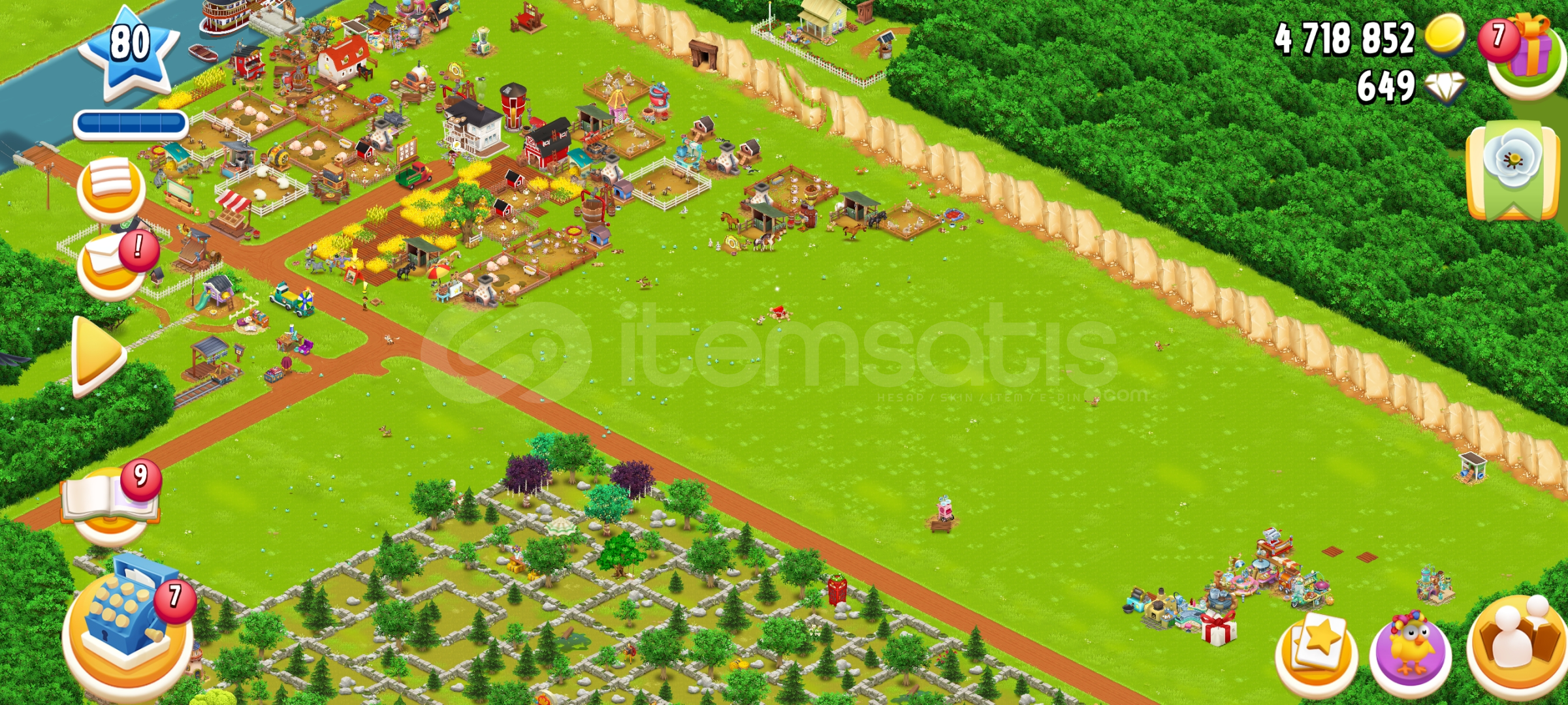 80 LVL 4000 AGİL 1000 AMBAR DEPOLU OYUN  80 LVL 4000 AGİL 1000 AMBAR DEPOLU OYUN