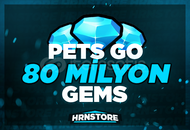  ⚡ 80 MİLYON GEM | PETS GO 