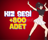 +800 ADET KIZ SESİ l GARANTİ