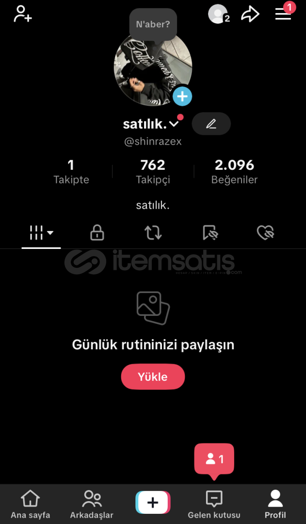 600 GERÇEK TAKİPCİLİ TİKTOK HESABI 600 GERÇEK TAKİPCİLİ TİKTOK HESABI