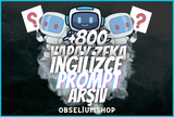 800+ İngilizce Yapay Zeka Prompt Paketi