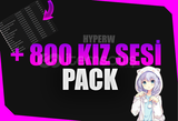 +800 KIZ SESİ PACK