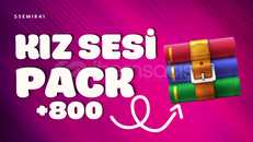 ⭐️800+ | KIZ SESİ PACK