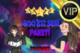 800 KIZ SESİ PAKET⭐️[ ULTRA VIP ⭐️]%100