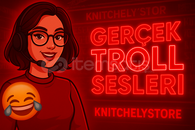 800+ Kız Sesi Troll Paketi | Discord - Oyun 