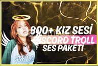 [+800]Kız sesi Troll Paketi(KALİTELİ⭐️)
