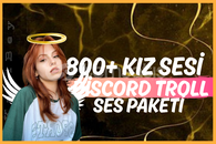 [+800]Kız sesi Troll Paketi(KALİTELİ⭐️)