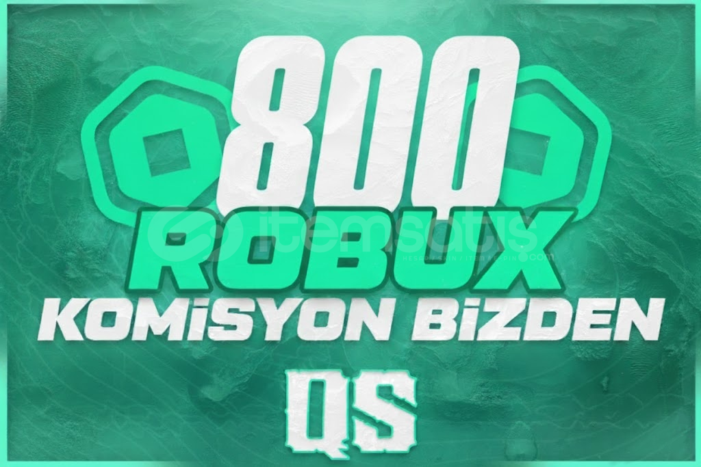 800 Robux Komisyon Bizden
