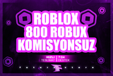 ⭐800 Robux + KOMİSYONSUZ ⭐
