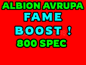 ⭐️800 Spec Fame Boost Hizmeti Albion Avrupa