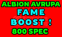 ⭐️800 Spec Fame Boost Hizmeti Avrupa