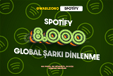 8.000 Global Spotify Dinlenme (Premium)