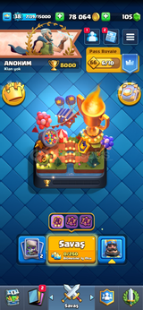 ⭐️ 8000 Kupa ⭐️ 115 Kart ⭐️ 3 Evrim ⭐️