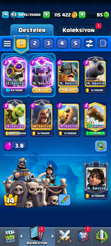 8000 kupa clash royale hesabı 