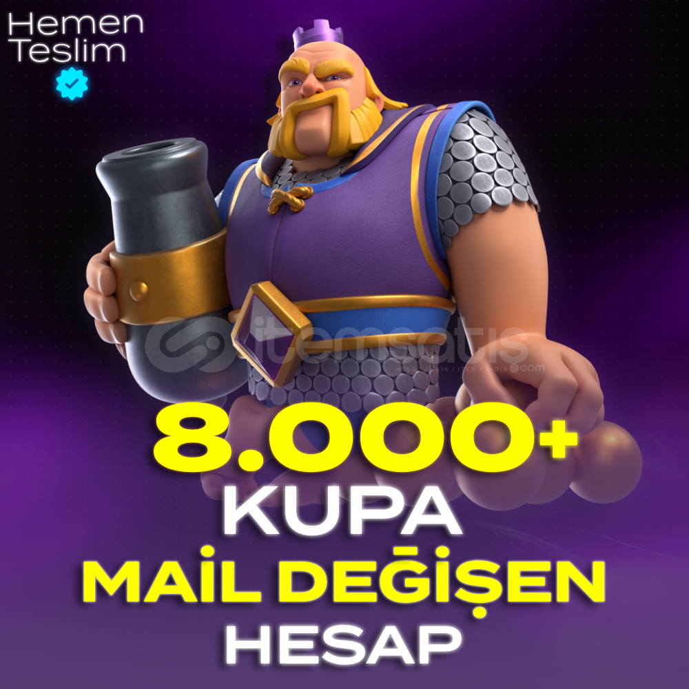 8.000 Kupa Garantili Clash Royale Mail Değişen 8.000 Kupa Garantili Clash Royale Mail Değişen