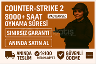 ⭐️8000+ SAAT CS2 STEAM HESABI❤️+İLK MAİL
