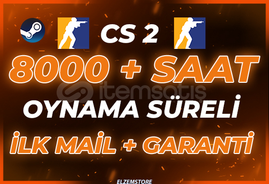 ⭐8000+ SAAT CS2 STEAM HESAP⭐ +İLK MAİL❤️ ⭐8000+ SAAT CS2 STEAM HESAP⭐ +İLK MAİL❤️
