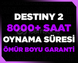 ☢️8000+ SAAT DESTINY 2 STEAM☢️GARANTİ