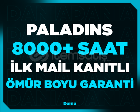 ⭐8000+ SAAT PALADINS⭐İLK MAİL ⭐8000+ SAAT PALADINS⭐İLK MAİL
