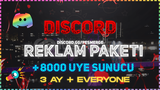 8000 Üye Sunucu | Reklam Paketi 1