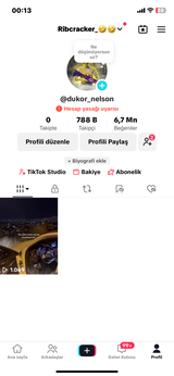 800K GLOBAL TİKTOK HESABI UYGUN FİYATA İLANDA