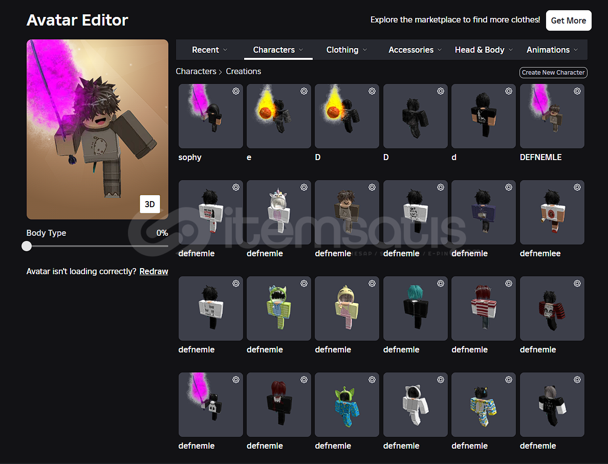 80k total korblox hesap