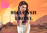 ✨80M Cash + 100Level - GTA✨