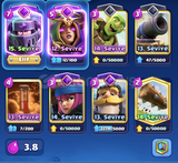 8100 KUPA CLASH ROYALE HESAP+