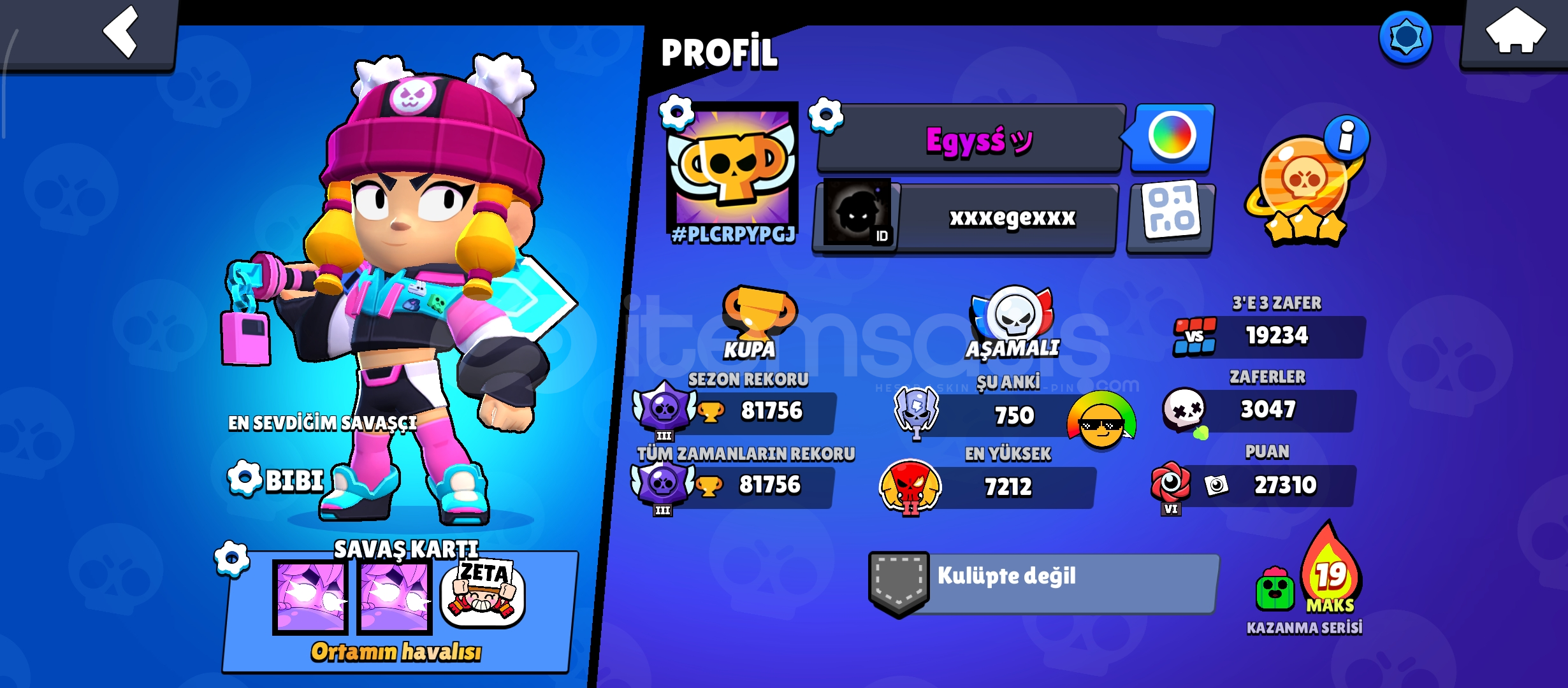 82 K 10+ Brawl Pass+ lu mükemmel hesap 82 K 10+ Brawl Pass+ lu mükemmel hesap