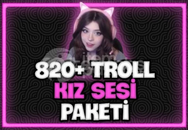 ⭐ 820 ADET KIZ TROLL SES PACK!