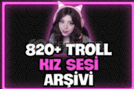 ⭐️ +820 ADET TROLL KIZ SESİ ARŞİVİ ☄️ PREMİNUM+