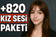 ⭐ +820 KIZ SESİ PAKETİ