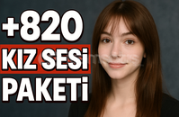 ⭐ +820 KIZ SESİ PAKETİ