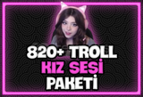 ⭐️820+ TROLL KIZ SES DOSYASI⭐️