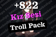 +822 ADET GERÇEKÇİ TROLL KADIN SES PAKETİ ⭐