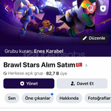 82K BRAWL STARS GRUBU SÜPER UYGUN 